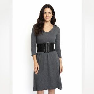 Gray Wool Dress from Jascha